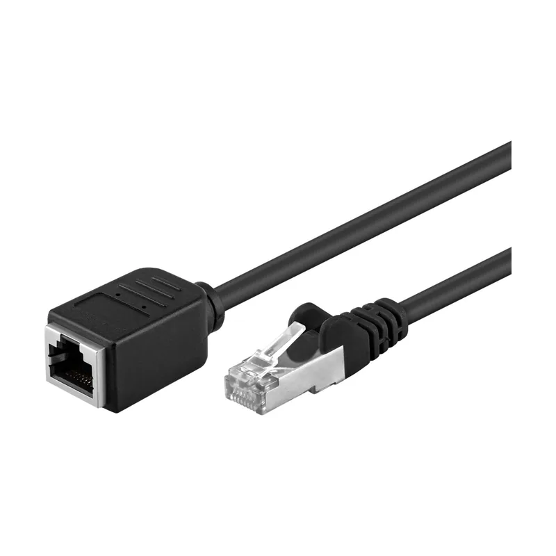 GooBay 73387 cable de red Negro 1,5 m Cat5e F/UTP FTP