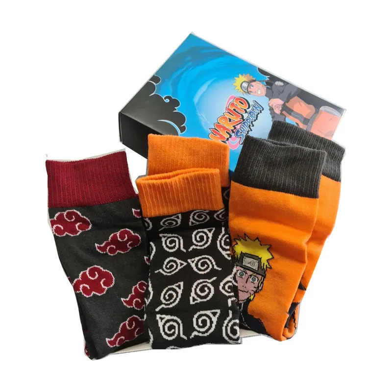 NARUTO Pack 3 Calcetines Adulto
