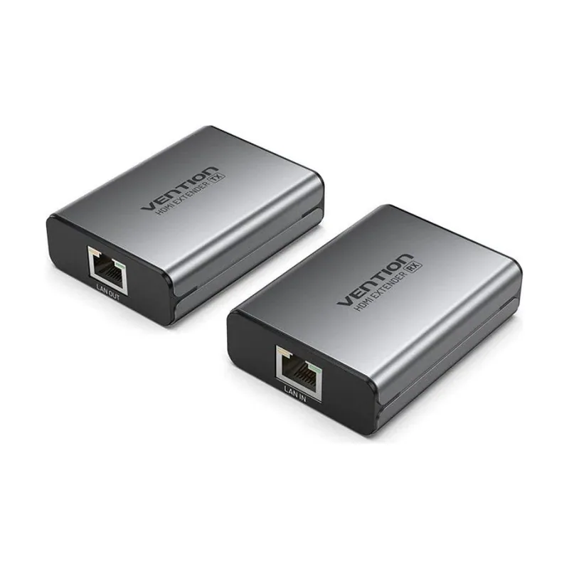 Vention Adaptador/transmisor de vídeo alámbrico hdmi/rj45 a hdmi/rj45 akgh0-eu