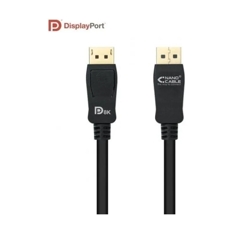 Nanocable Cable Displayport 1.4 Vesa 1,5m 10.15.2501-l150