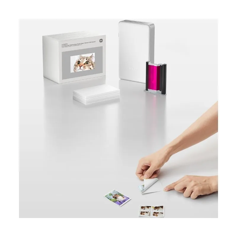 Xiaomi Papel fotográfico para sublimación portable dye-sublimation photo paper stickers 5 x