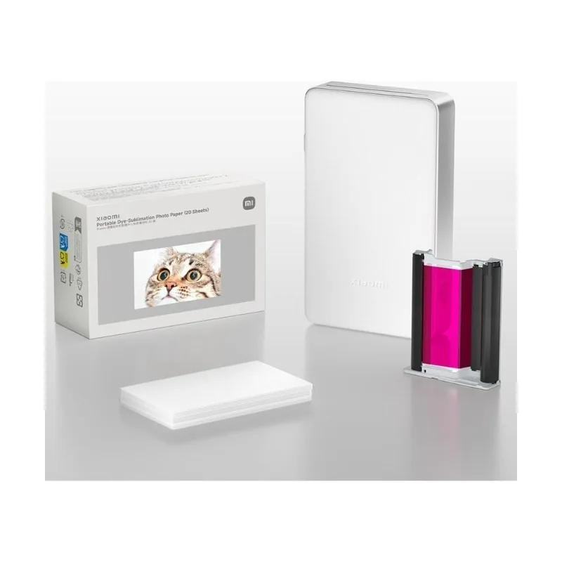 Xiaomi Papel fotográfico para sublimación portable dye-sublimation photo paper 5 x