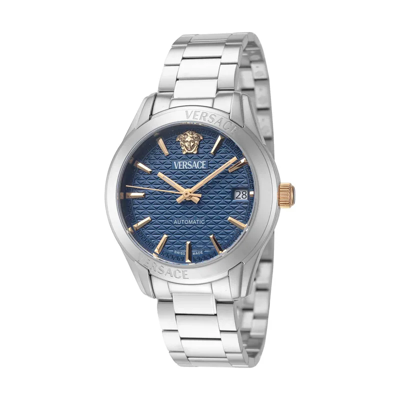 Versace VESCA0224 correa Gris plata Dial Metal