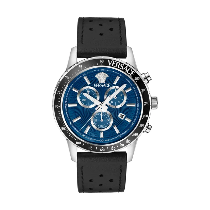 Versace VEZCA0124 correa Negro Dial Metal