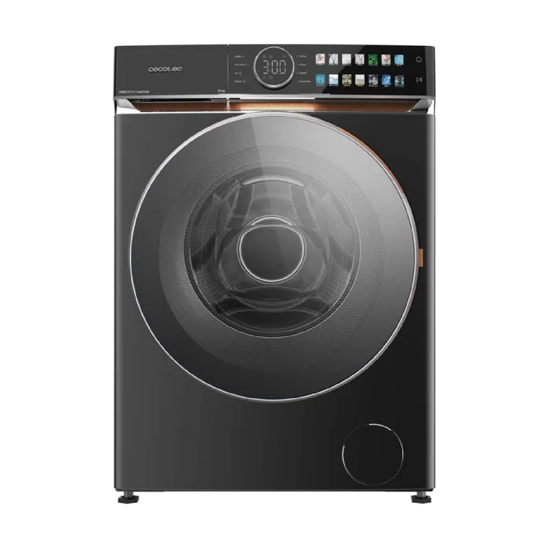 Cecotec Lavadora 10Kg Carga Frontal Bolero DressCode 10980 Direct Drive Steel A. 1400RPM