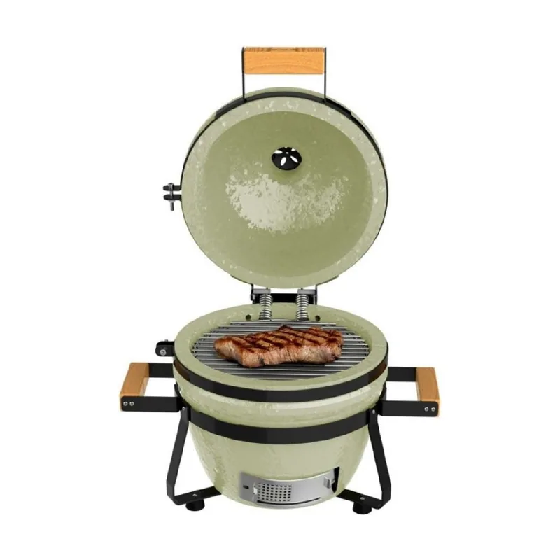 Cecotec Kamado Barbacoa de Carbón Cerámica Ø 32cm DragonFire 3200. Asa