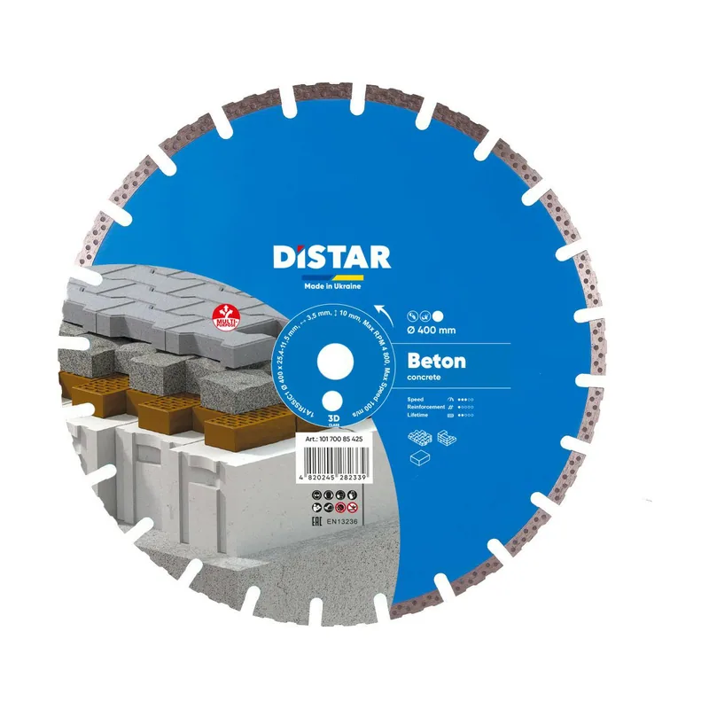 Tarcza diamentowa beton 400 x 3,5/2,5 x