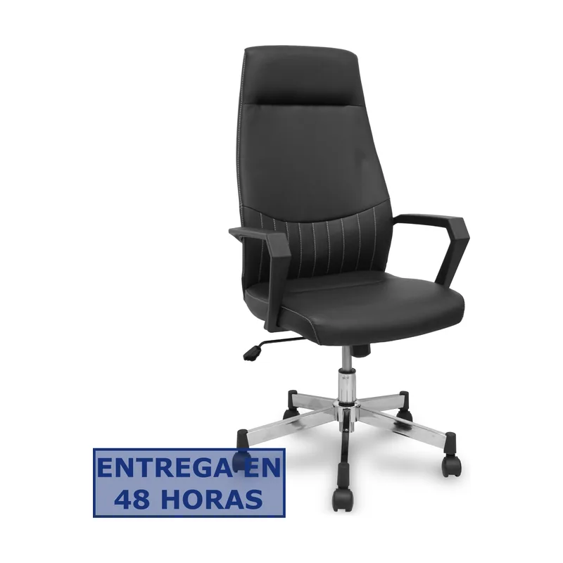 Piqueras y Crespo forol sillon de direccion opti520 basculante similpiel