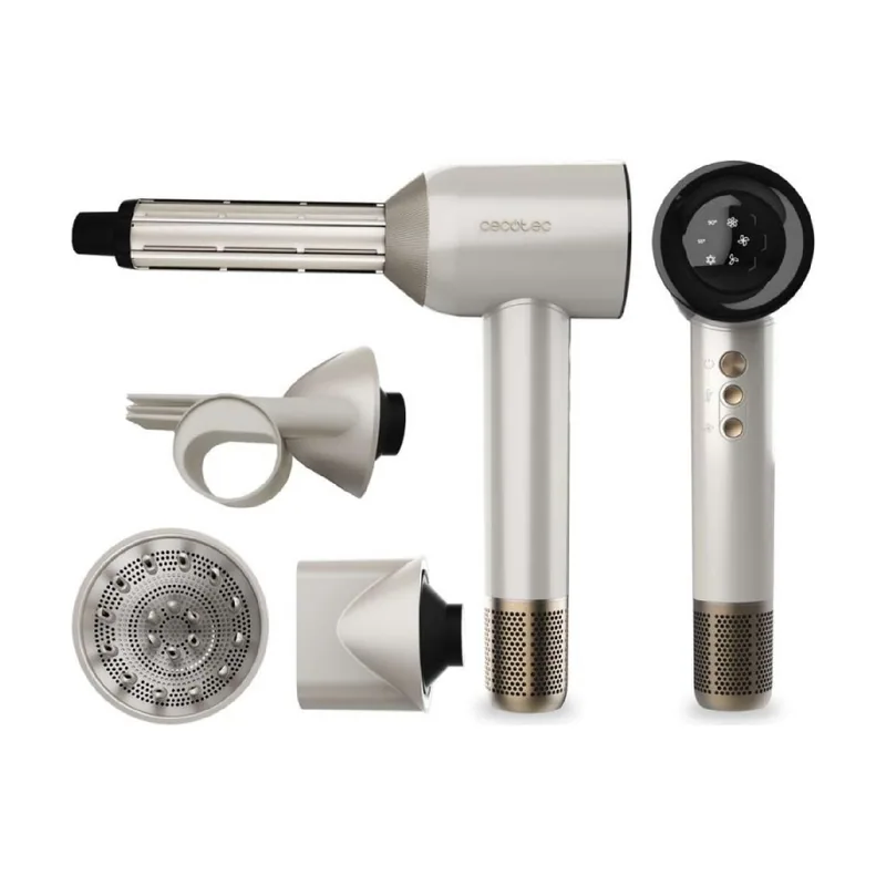 Secador de Pelo Motor Brushless y Tecnología de Plasma DryGlam Waves Champagne. 1600W