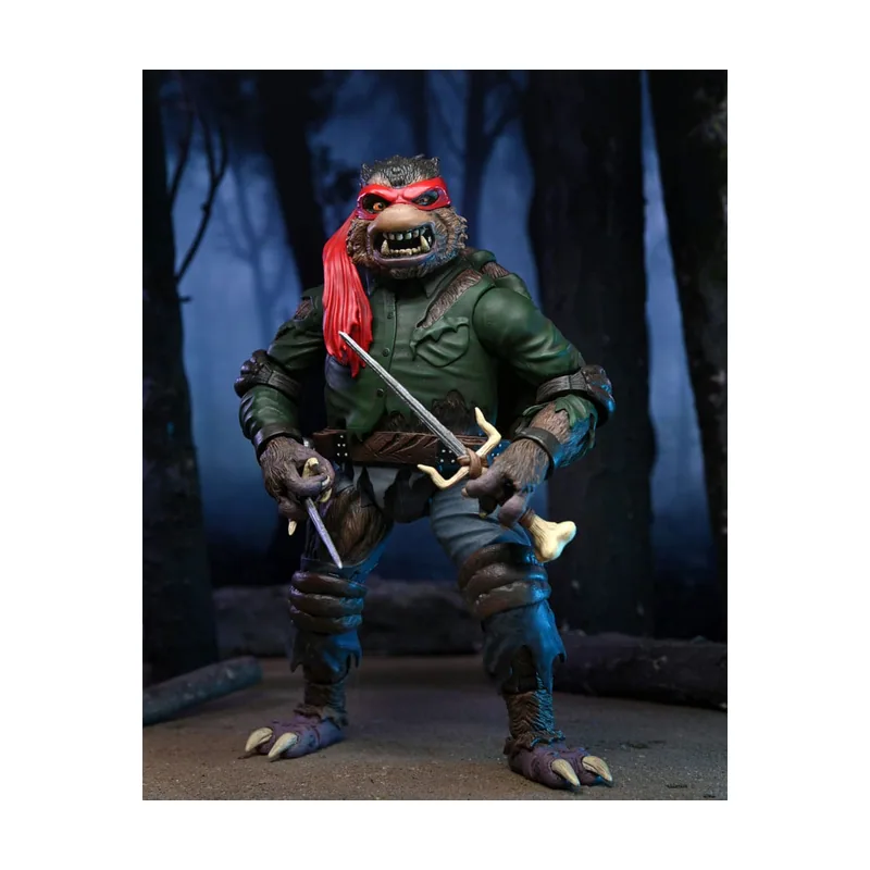 National Entertainment Collectibles Assoc. NECA Universal Monsters/Teenage Mutant Ninja Turtles Raphael as The Wolfman 7" Scale Action Figure