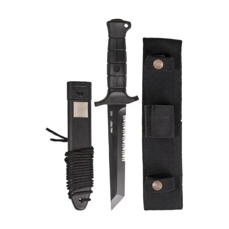 Mil-tec Nóż german combat knife black 2000 stal 440