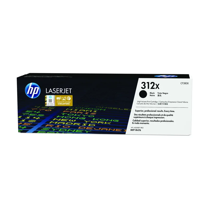 HP Cartucho de tóner de alta capacidad 312X negro para LaserJet