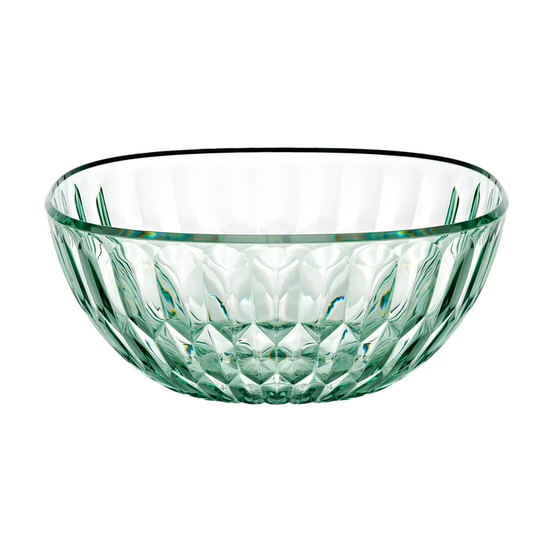 Guzzini Vanity contenedor verde Matcha 30 cm en SAN Bio-based y SMMA Bio-based