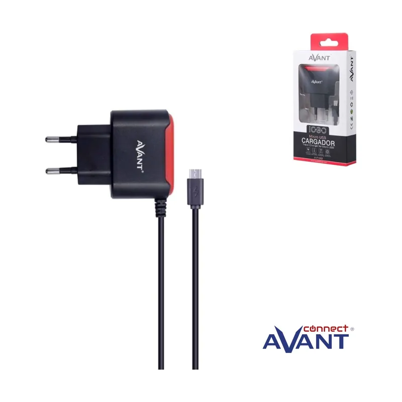 Avant Cargador de Red con Cable Micro USB Connect