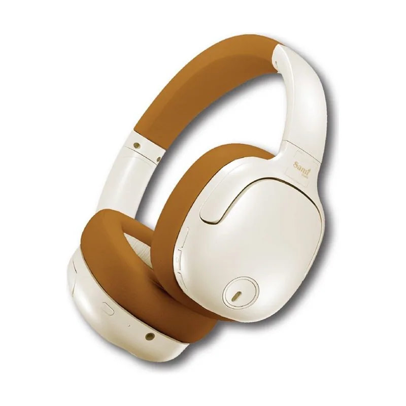 Sami Auric. djx marrón/beige c/funda bt/aux/plegab