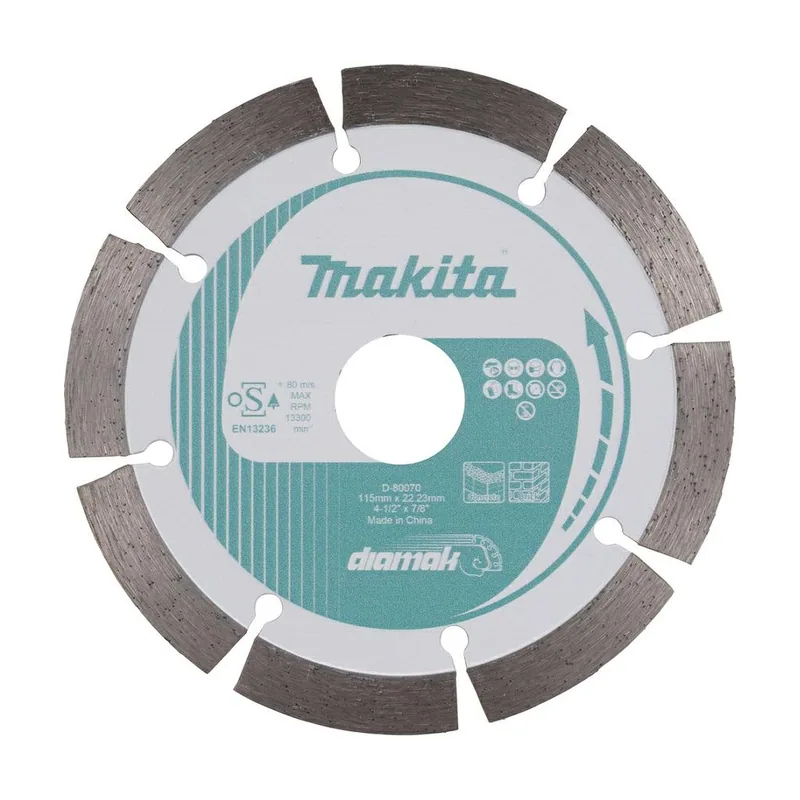 Makita tarcza diamentowa 115x22,23mm segment na sucho beton