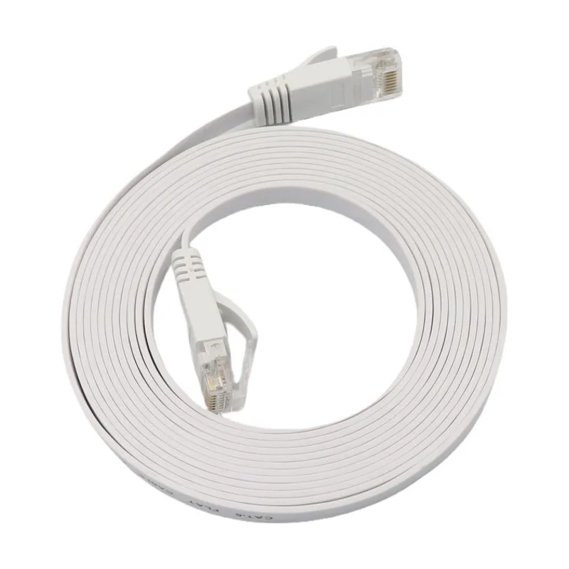 Microconnect V-UTP6A05W-FLAT-LSZH cable de red Blanco 5 m Cat6a U/UTP UTP