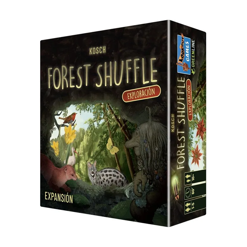 Asmodee Lookout Forest Shuffle expansión Exploration