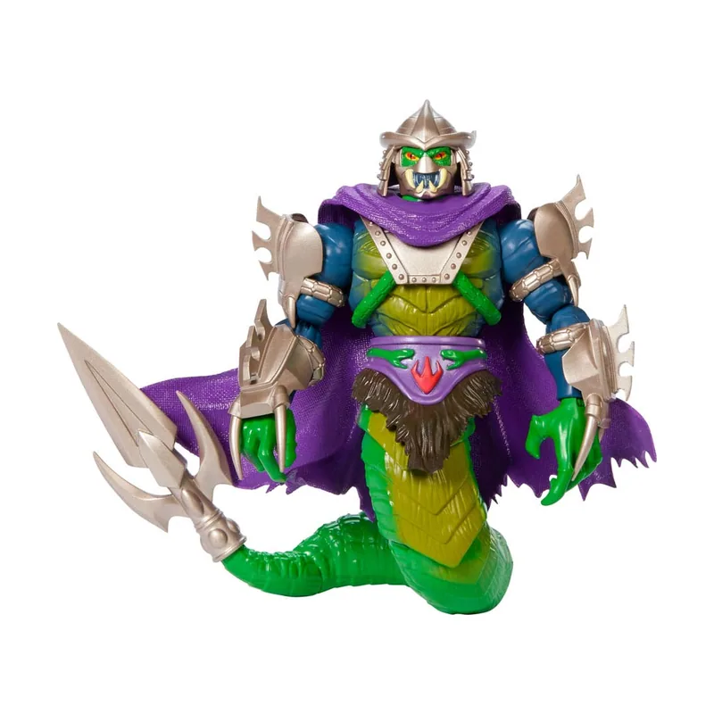 Mattel Masters of the Universe Origins Turtles of Grayskull Shredder Figura de acción de lujo con cola