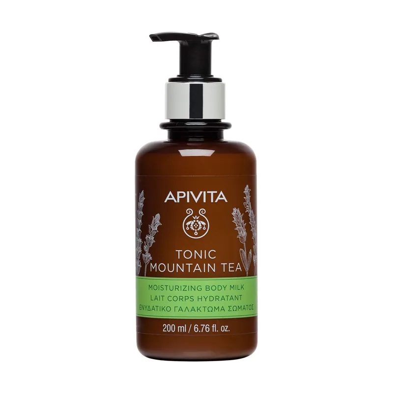 Apivita TONIC MOUNTAIN TEA Leche corporal hidrata y suaviza la piel 200 ml