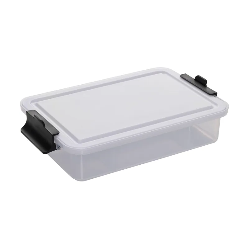 Farberware Build-A-Board Snacklebox con tapa de plástico con cerradura para tabla de cortar