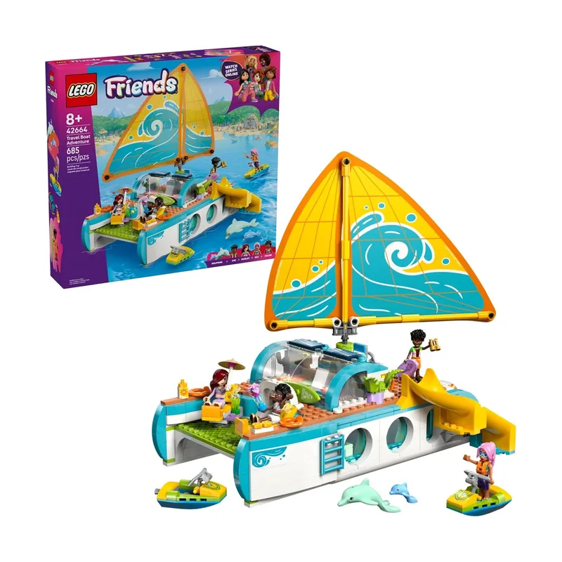 Lego Friends Aventura en el Barco de Viaje 42664