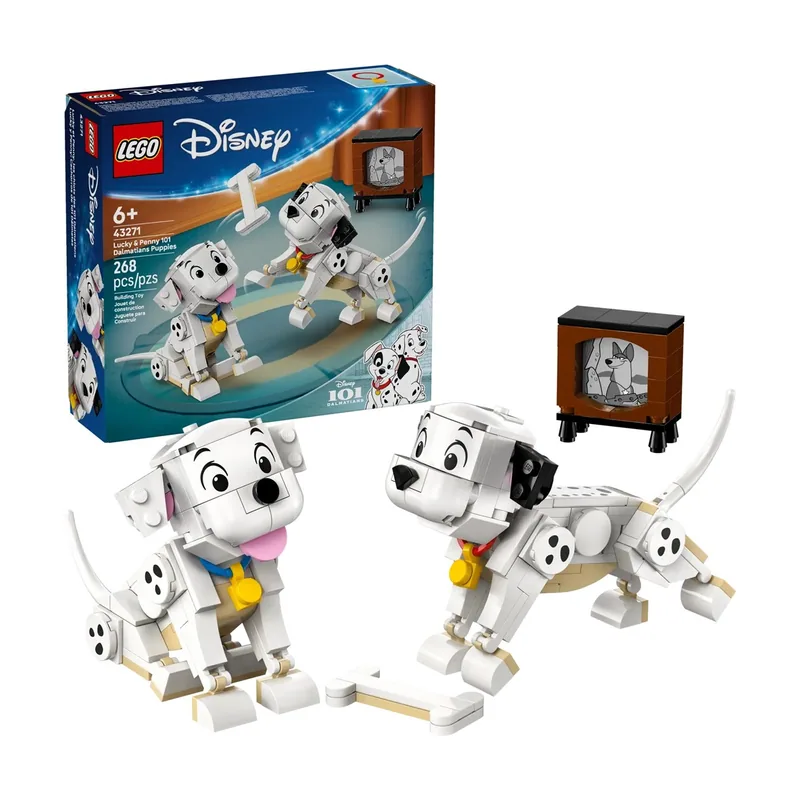 Lego Disney Lucky y Penny Cachorros de 101 Dálmatas 43271