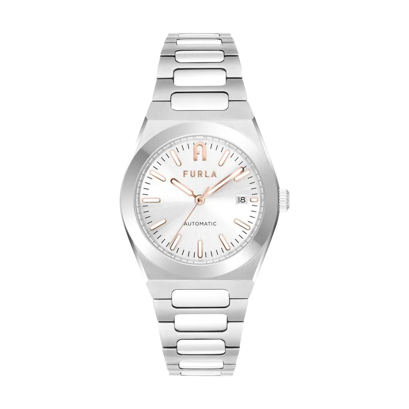 Furla Reloj Mujer Analogico Automatico con Correa de Acero Inoxidable WW00012001L1