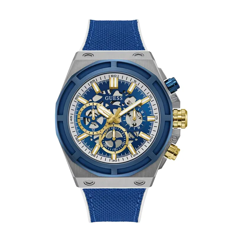 Guess Masterpiece Reloj para Hombre de Nylon/Silicona