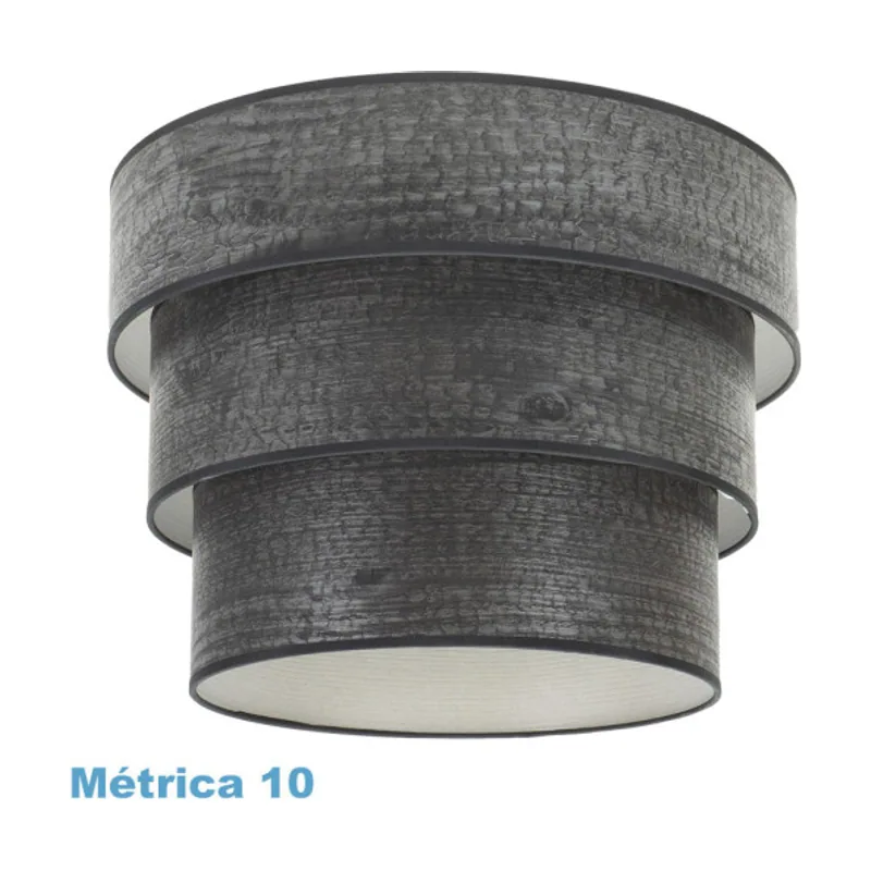 Pantalla colgante triple smile m10 madera negra 50dx40dx28h
