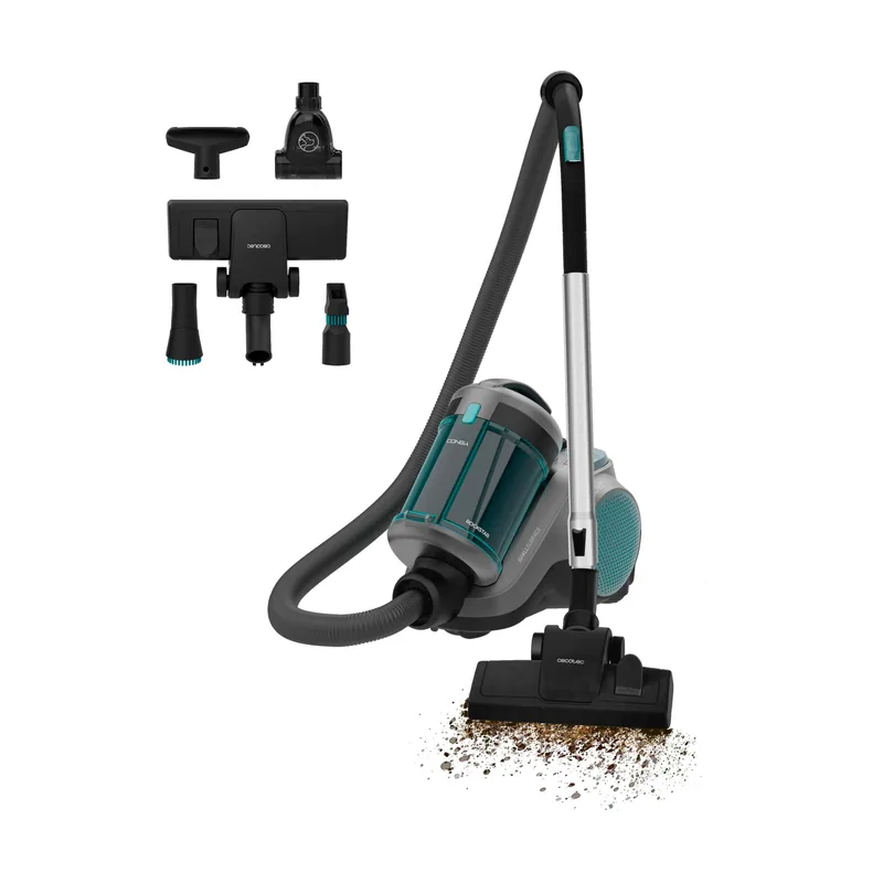 Cecotec Aspiradora de Trineo con o sin Bolsa Conga Rockstar Cyclonic Powerbag. 900W