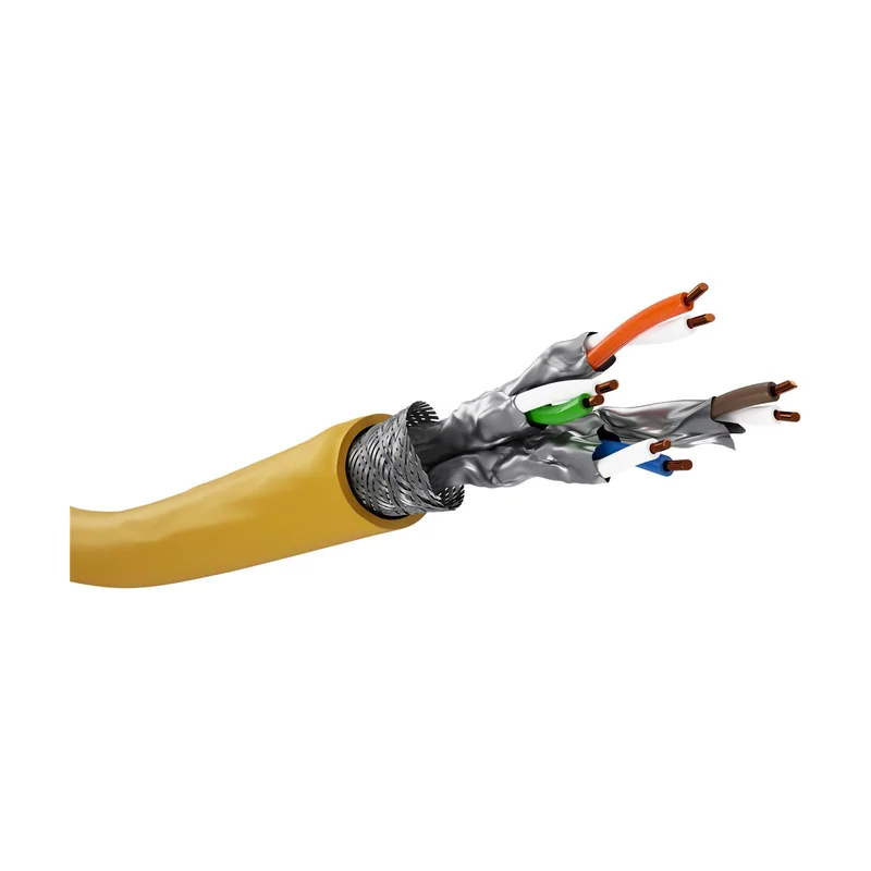 GooBay 61127 cable de red Amarillo 50 m Cat8.1 S/FTP S-STP