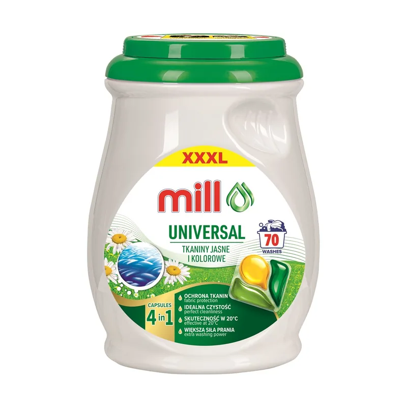 Madonis Mill professional cápsulas universales de lavandería de 3 cámaras