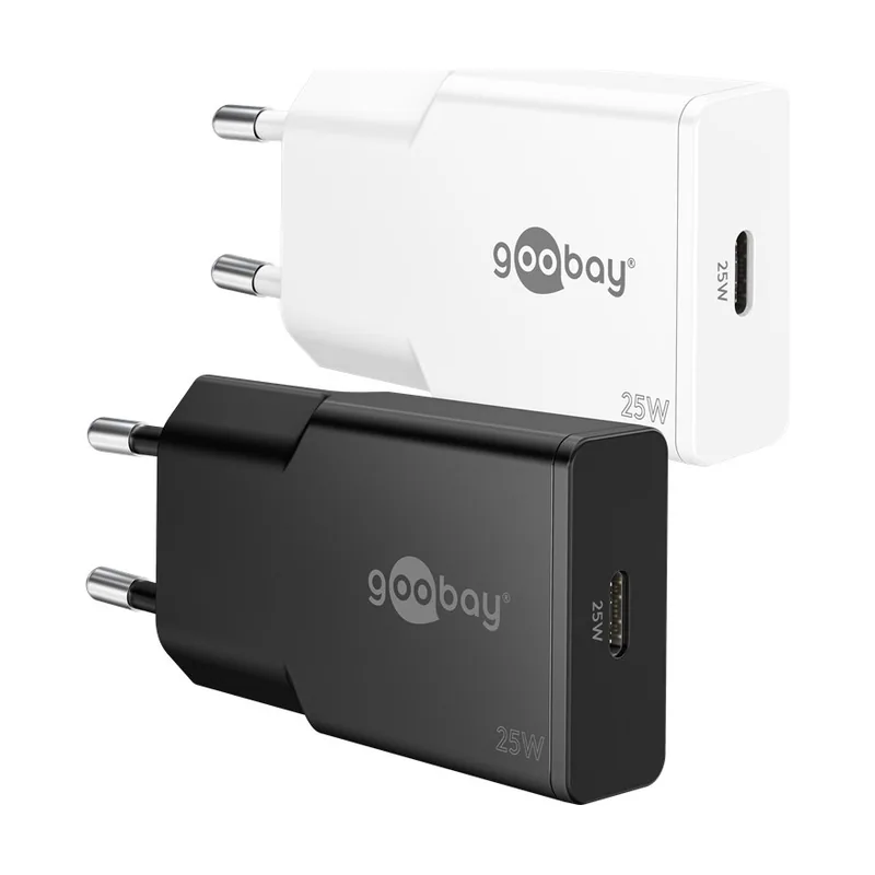 GooBay Slim Universal Negro Corriente alterna Carga rápida Interior