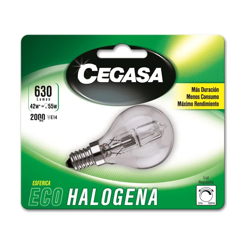 Class Bombilla Halógena Esférica E14