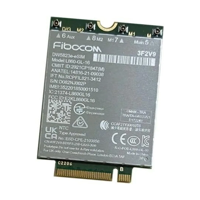 Dell DW5823E Interno WWAN 1000 Mbit/s