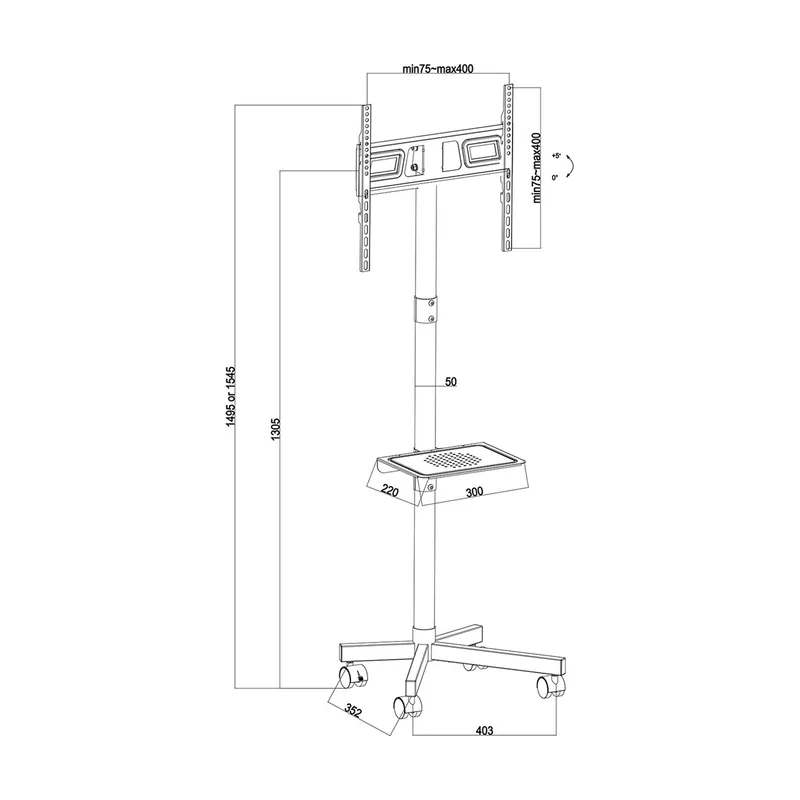 Maclean MC-949 Soporte