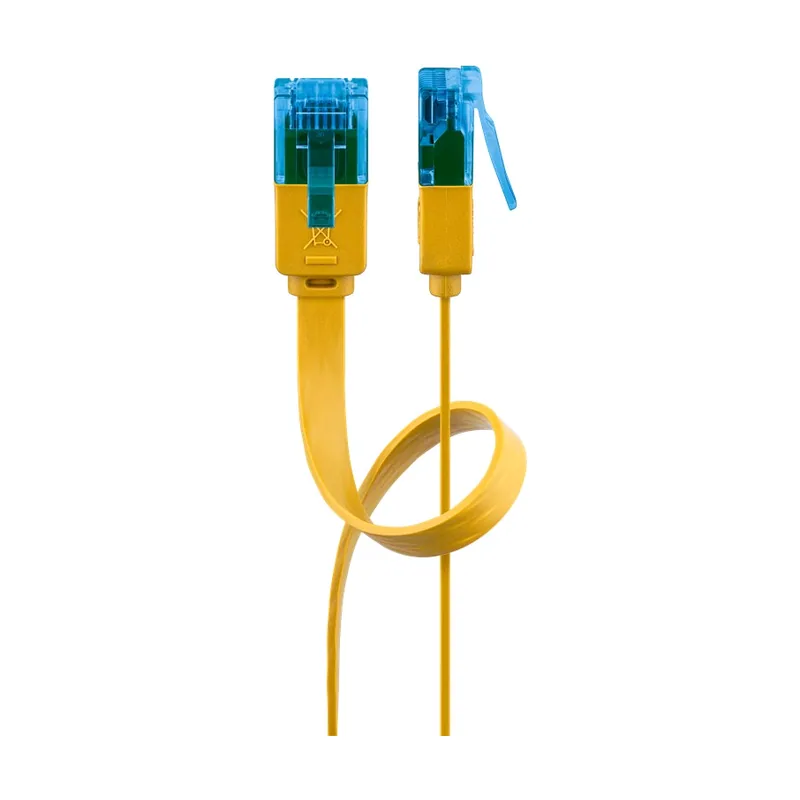 GooBay 96318 cable de red Amarillo 2 m Cat6a U/UTP UTP