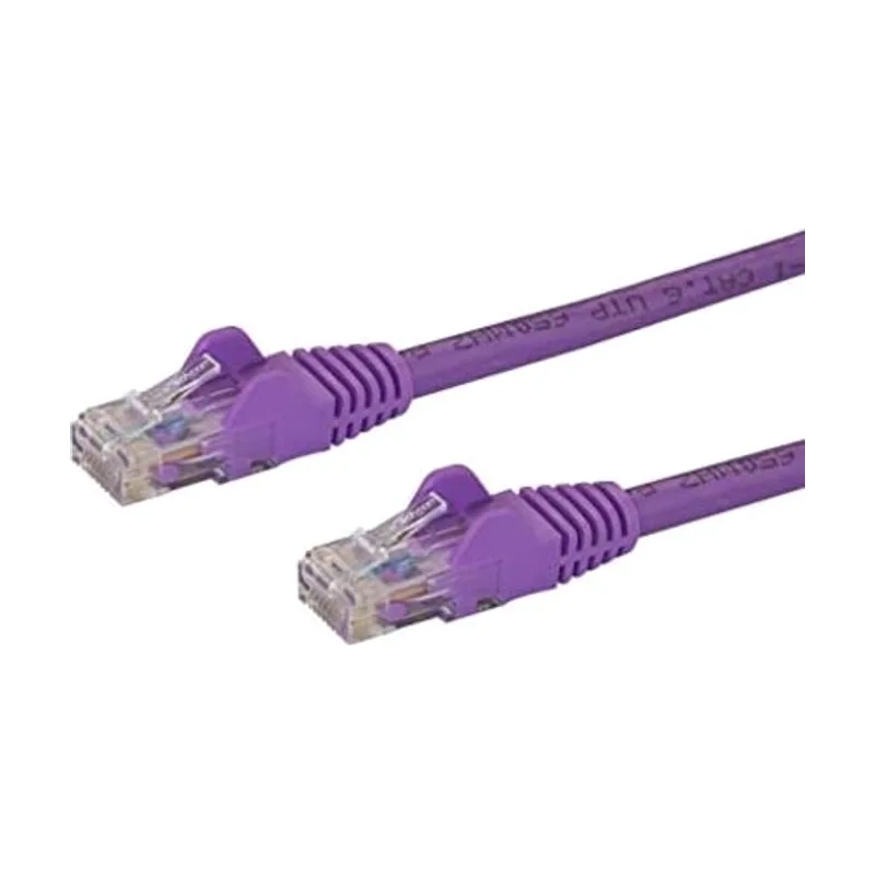 Startech StarTech.com Cable de Red de 3m Púrpura Cat6 UTP Ethernet Gigabit RJ45 sin Enganches