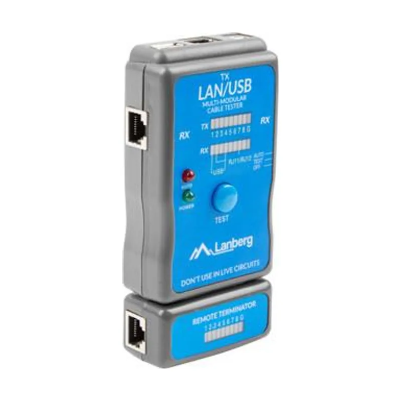 Lanberg NT-0403 comprobador de cables de red Comprobador de alimentación PoE