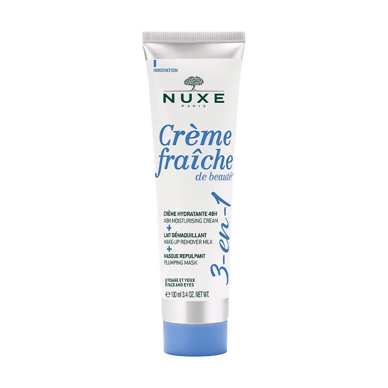 Nuxe CRÈME FRAÎCHE 3en1 hidrata + desmaquilla + mascarilla 100 ml