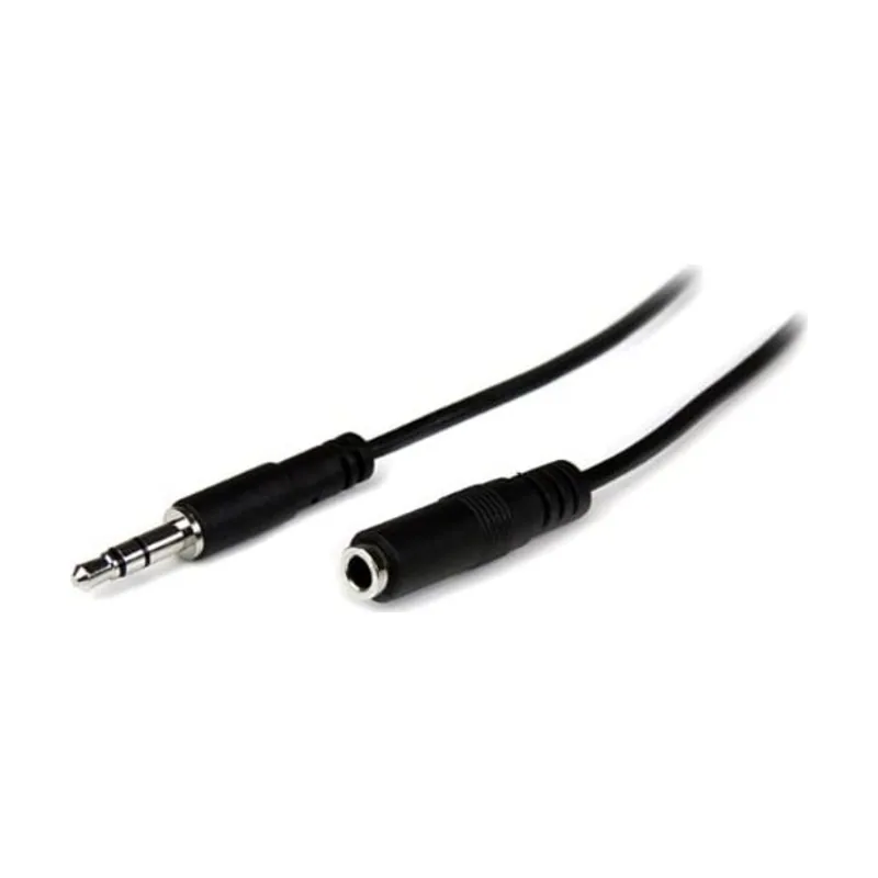 Startech StarTech.com Cable de 2m de Extensión Alargador de Auriculares Mini-Jack 3,5mm Estéreo Macho a Hembra