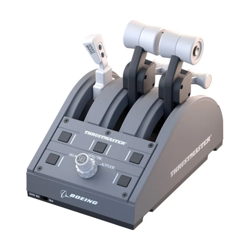 Thrustmaster TCA Quadrant Boeing Edition Gris USB Palanca de mando