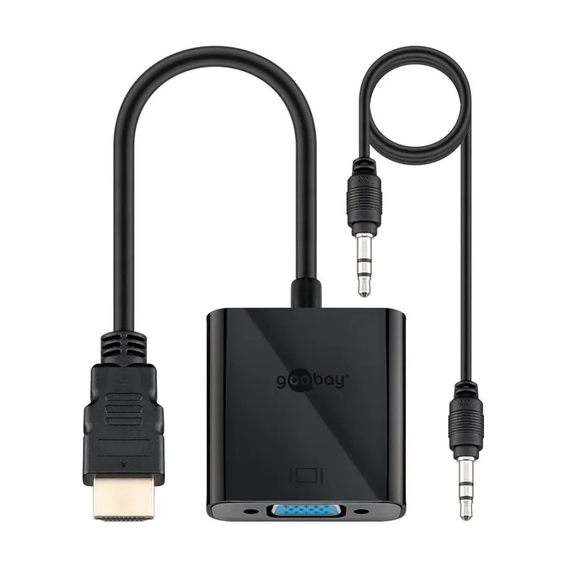GooBay 68793 adaptador de cable de vídeo 0,1 m VGA D-Sub HDMI tipo A Estándar