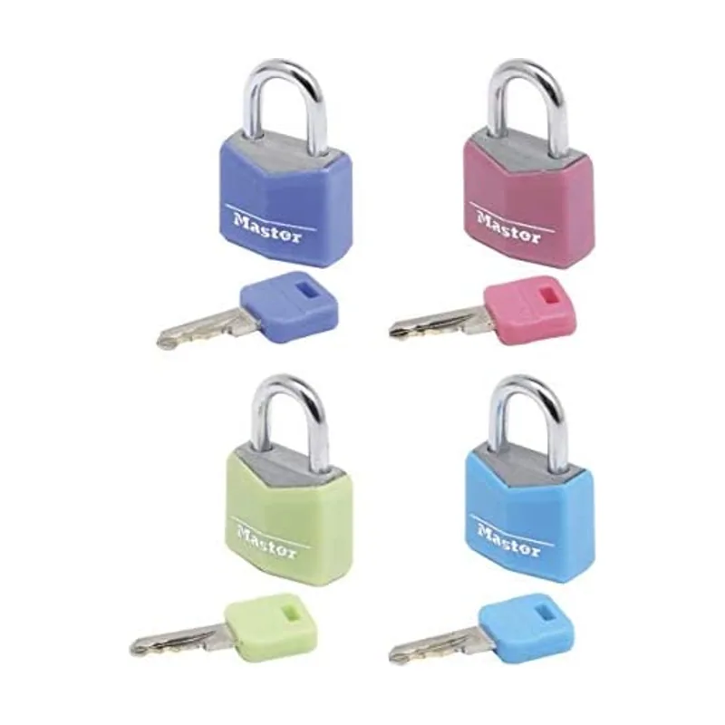 Master Lock Lote de 4 candados de 20 mm
