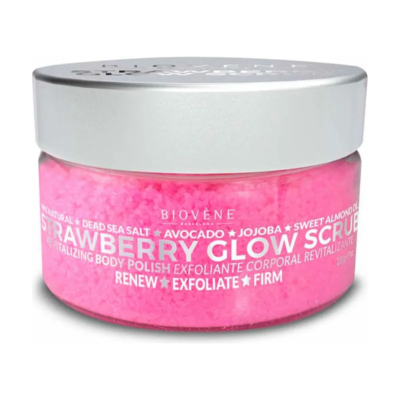 Biovène STRAWBERRY GLOW SCRUB revitalizing body polish 200 gr