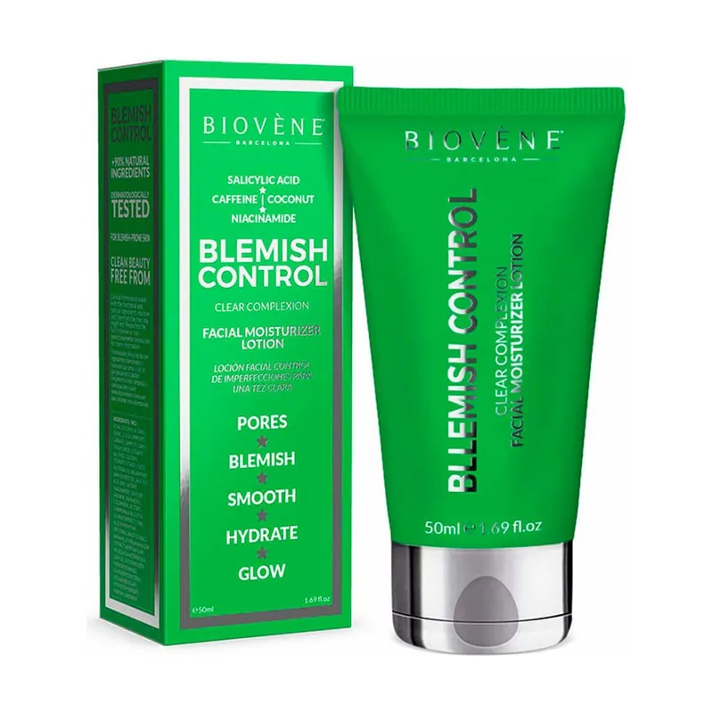 Biovène BLEMISH CONTROL clear complexion facial moisturizer lotion 50 ml