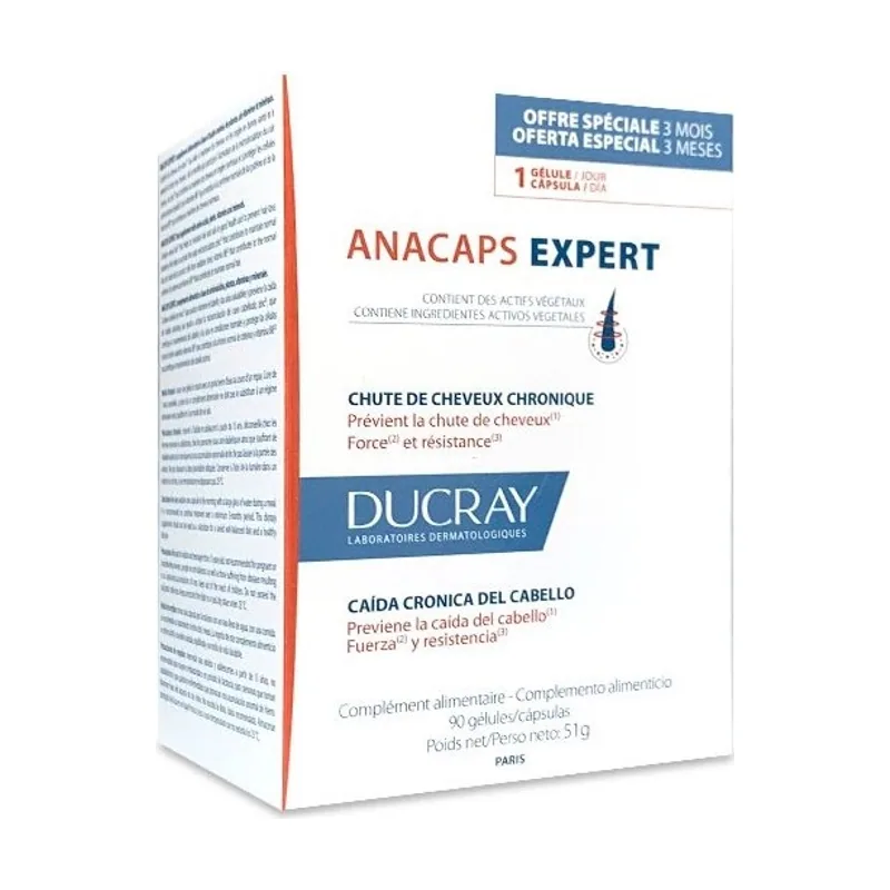 Ducray Anacaps Expert 90 Cápsulas