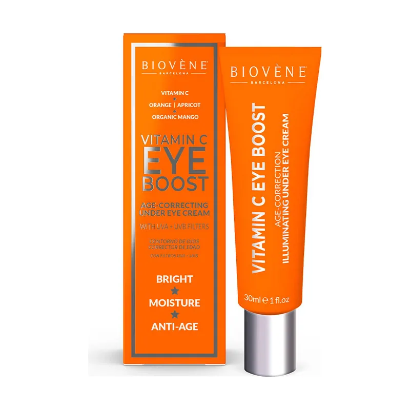 Biovène VITAMIN C EYE BOOST age-correcting illuminating under eye cream 30 ml