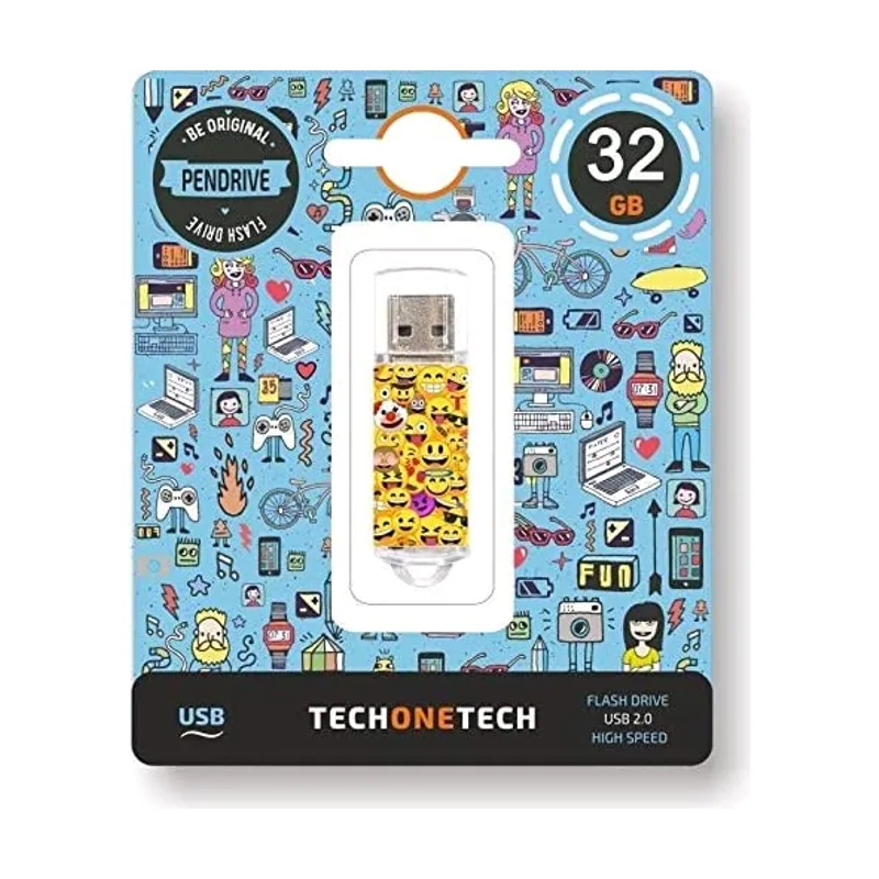 Tech ONE Tech Emojitech Emojis Pendrive 32 GB